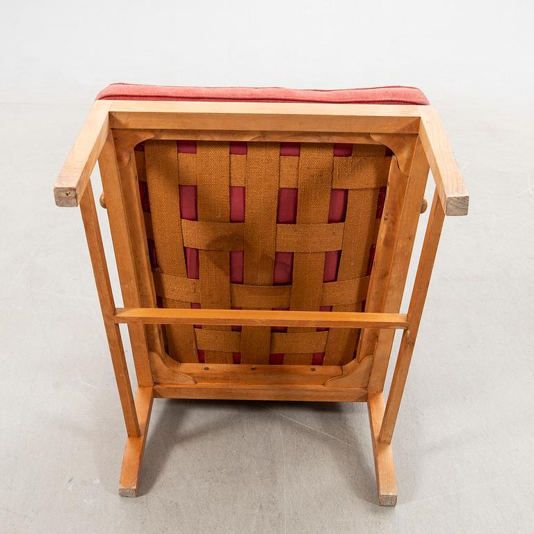 Josef Frank, fåtölj, modell "667", Svenskt Tenn, 1900-talets slut.
