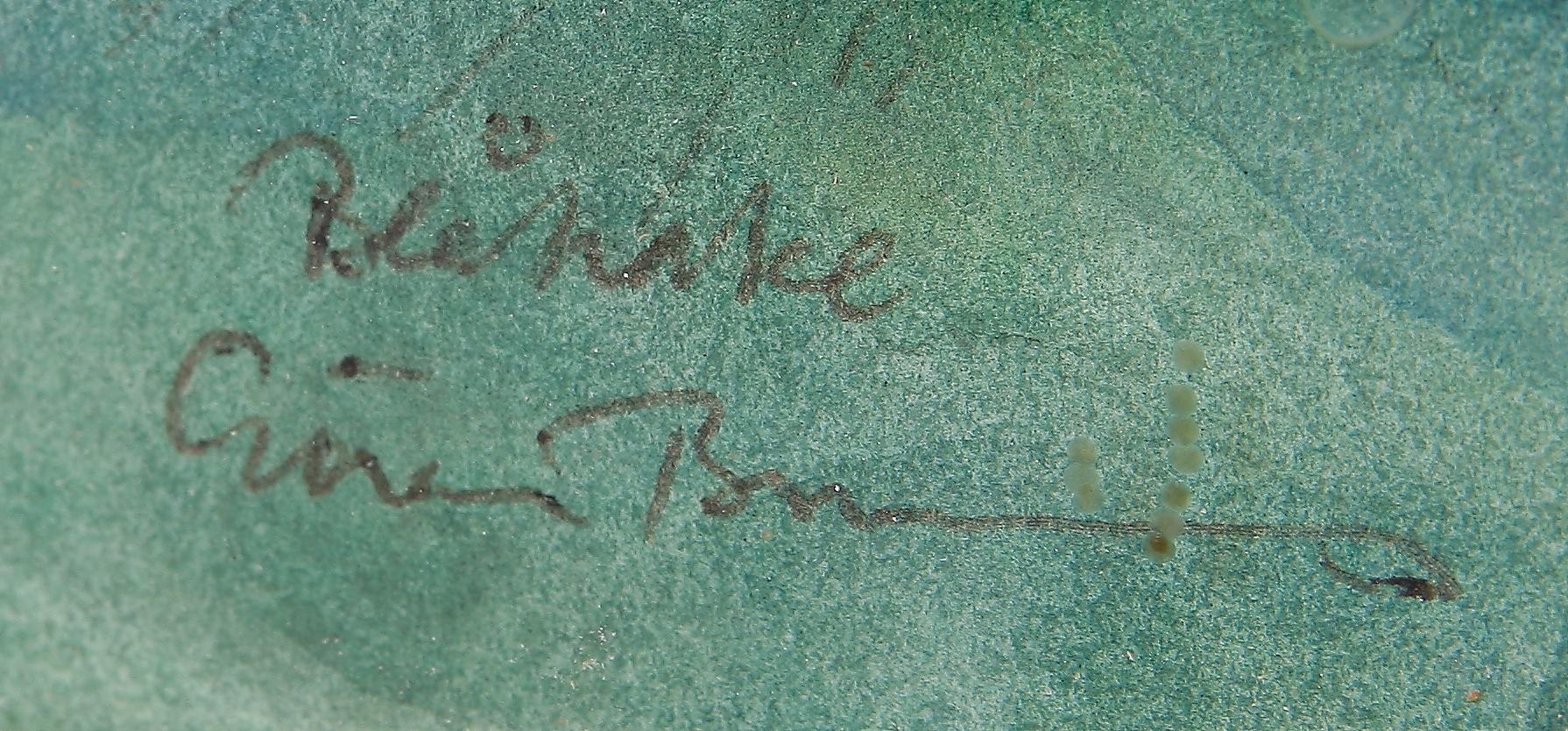 GÖRAN BRUNIUS, akvarell. Sign.