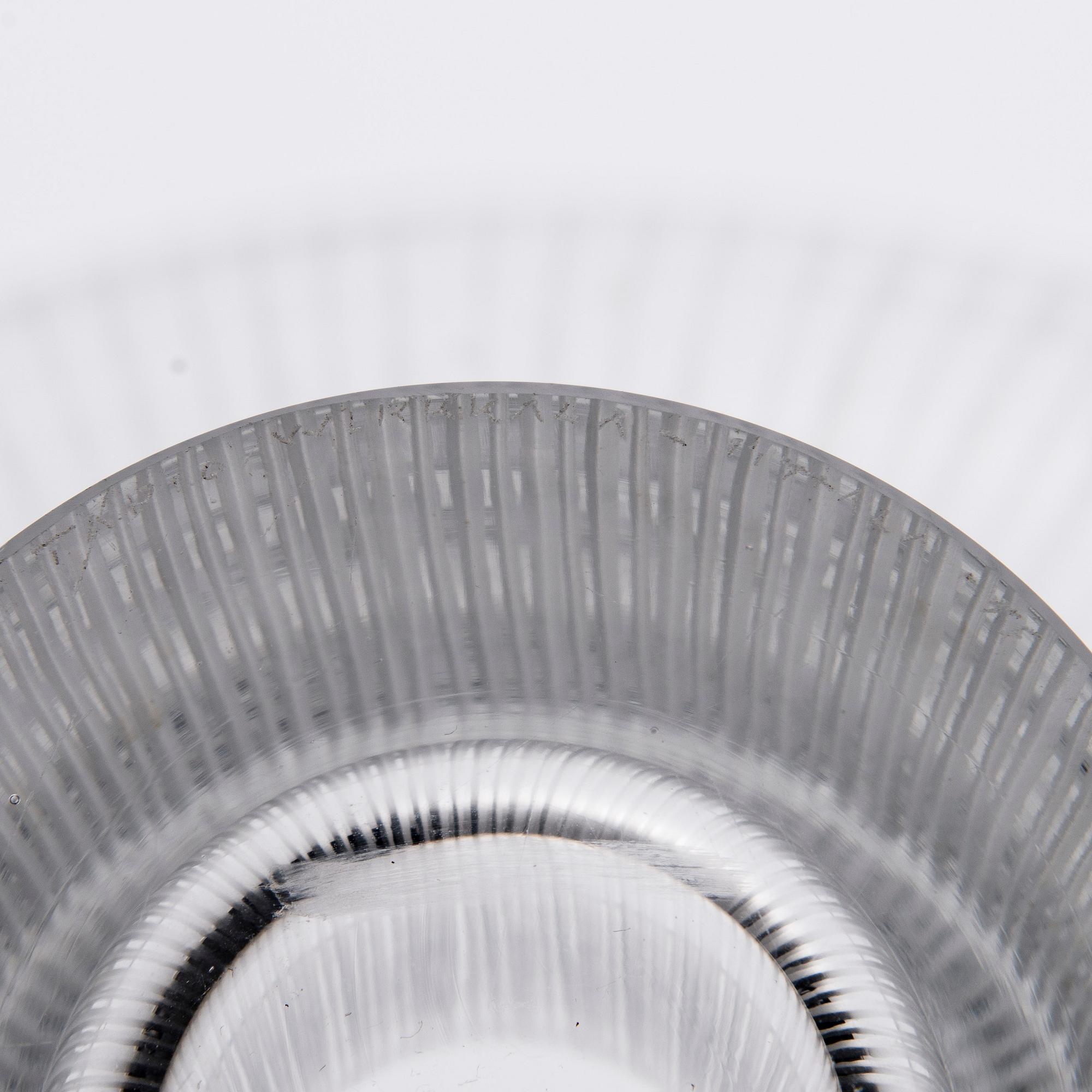 MALJAKKO, lasia, malli 3523, signeerattu Tapio Wirkkala Iittala -55. Suunniteltu 1951.