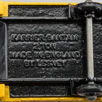 LESNEY MATCHBOX SERIES,4 st, bland annat Bluebird Dauphine Trailer RW 23C-2.