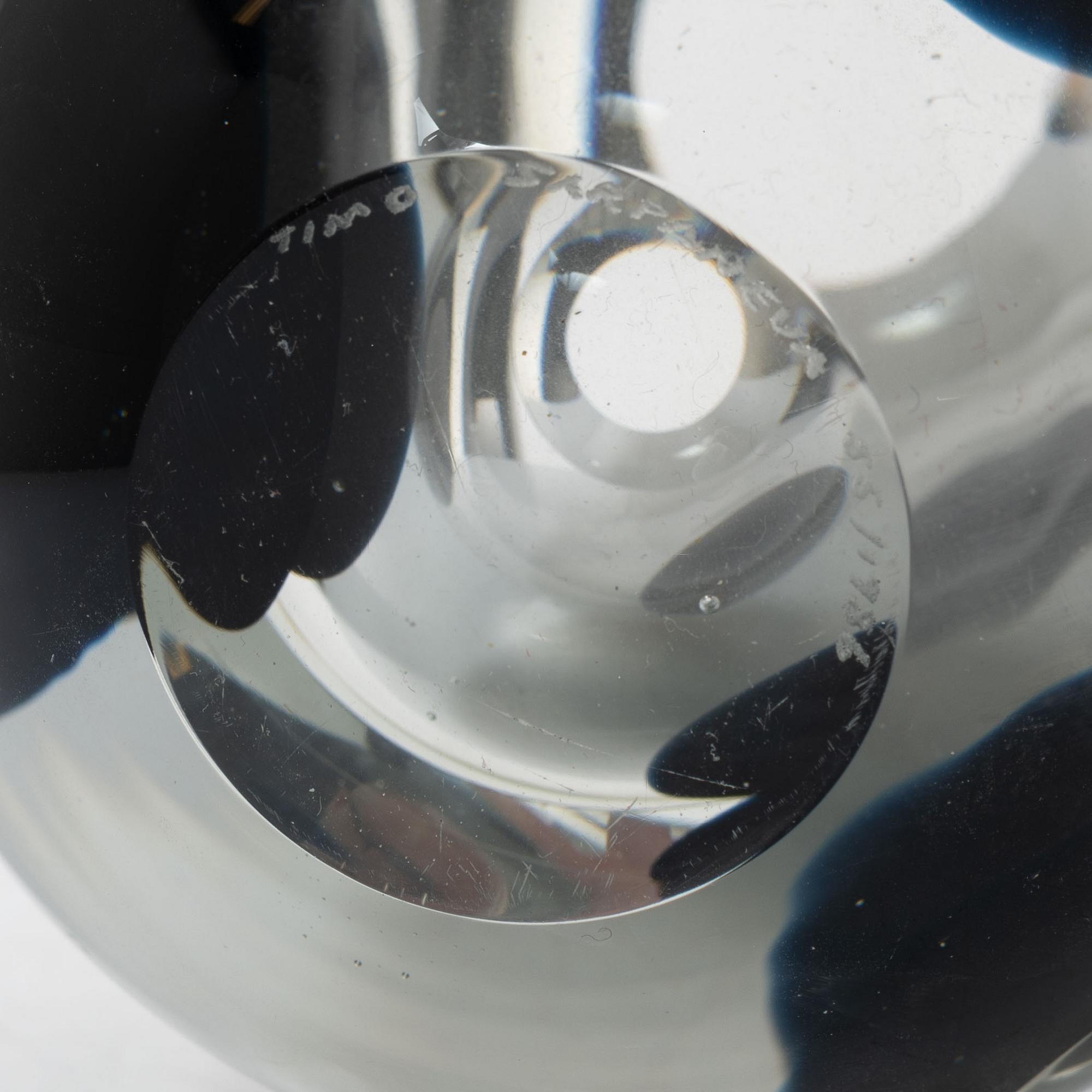 Timo Sarpaneva, a 'Claritas' glass vase, Iittala, Finland.