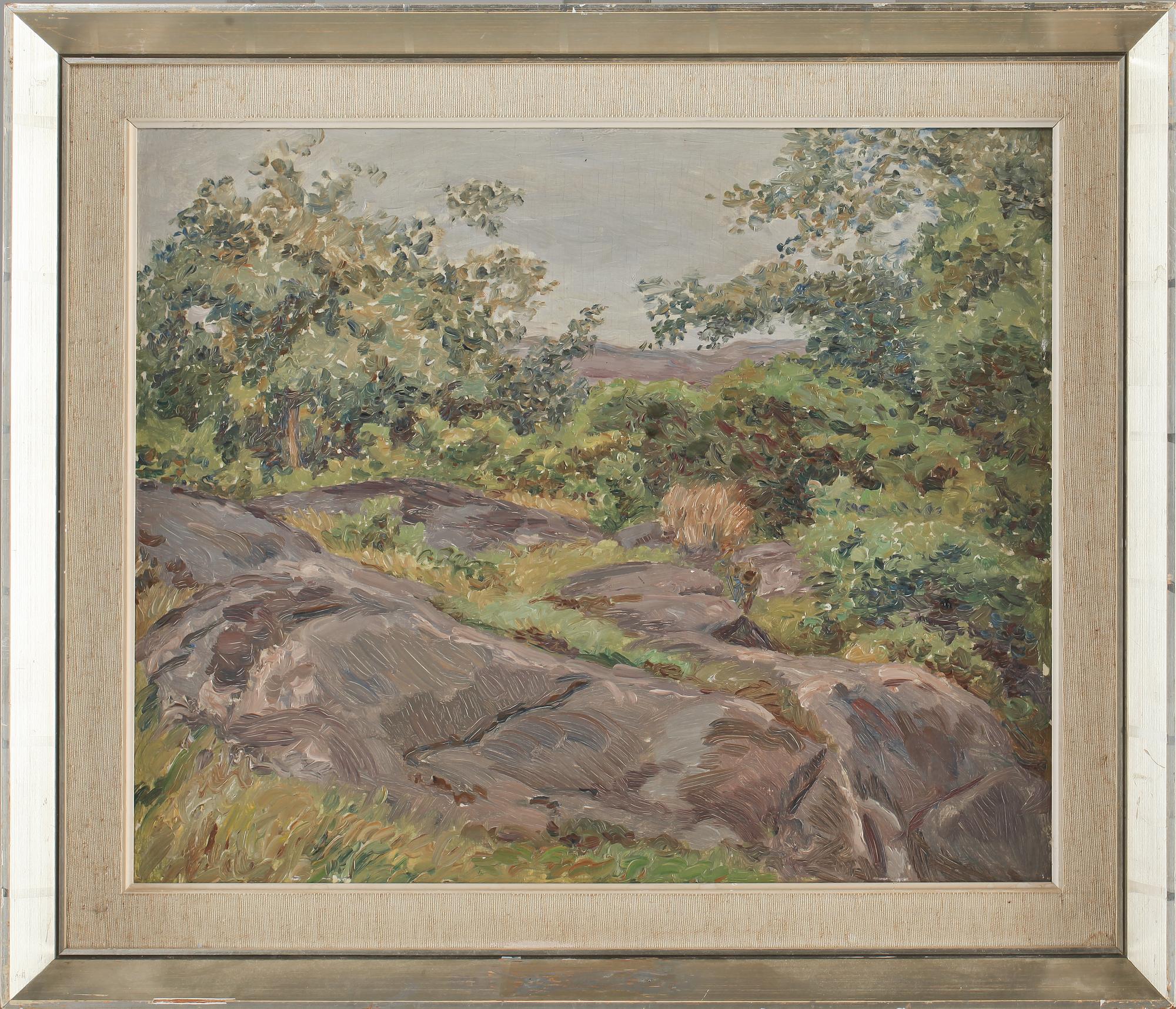 SIGFRID ULLMAN, tillskriven, olja på pannå, ej signerad.