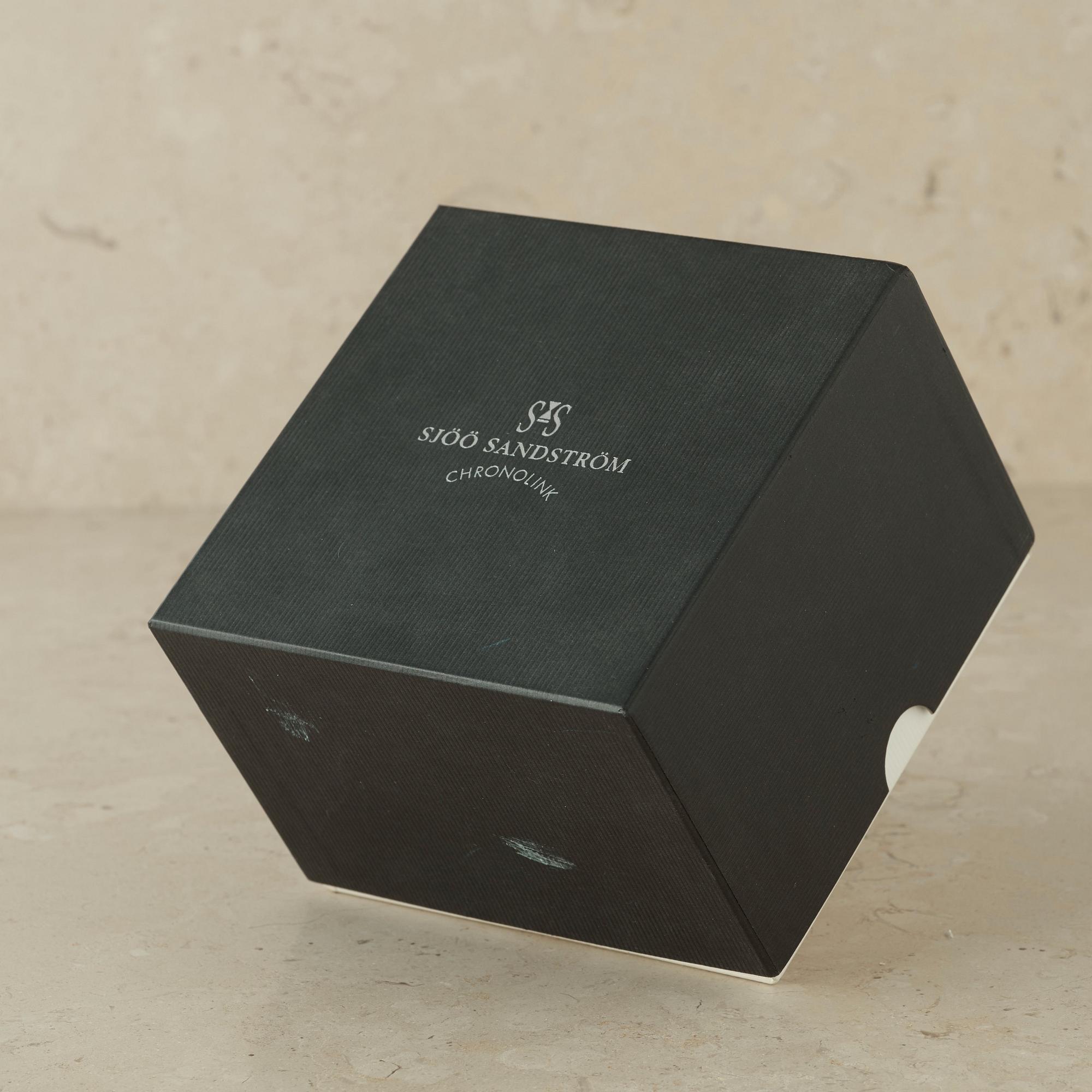 SJÖÖ SANDSTRÖM, Chronolink, Worldtimer UTC, Golf Timer, "First series of 100", wristwatch, 40 mm,