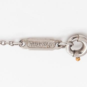 Tiffany & Co, kaulakoru, platinaa ja briljanttihiottu timantti.