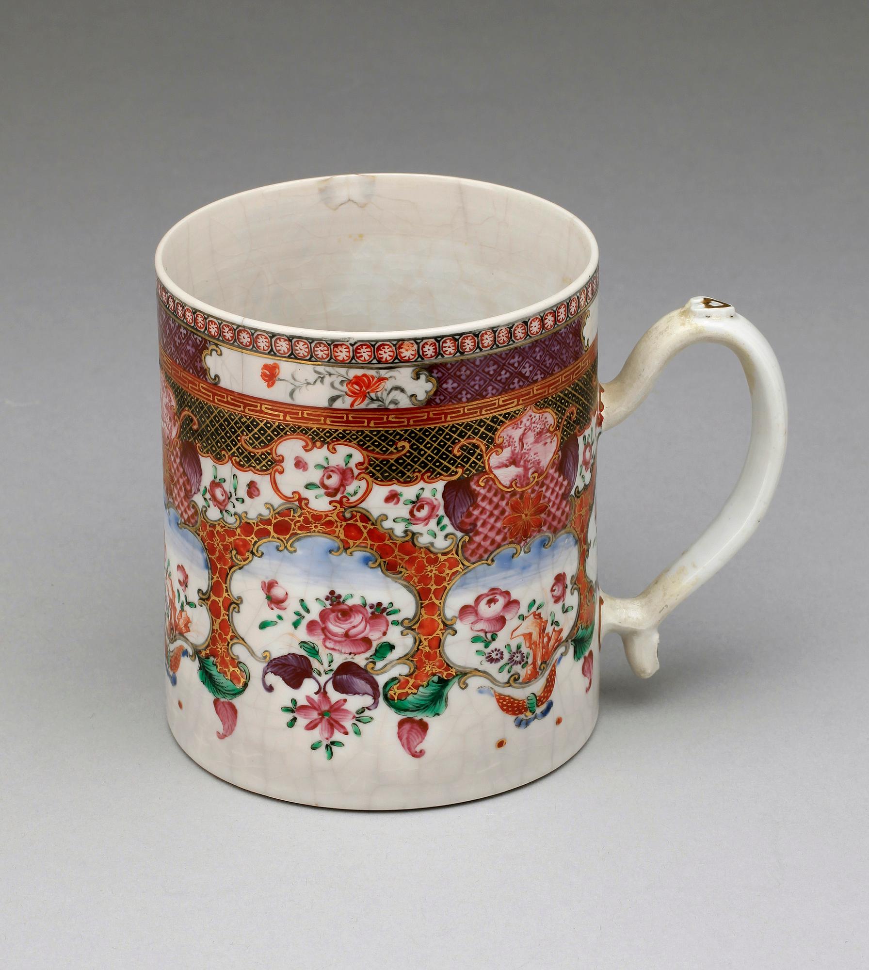 STOP, porslin, Kina, Qianlong, 1700-tal.