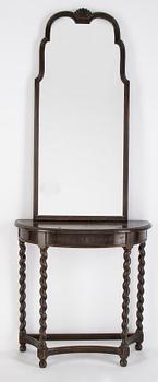 Spegel med konsolbord, Swedish Grace, 1920-tal.
