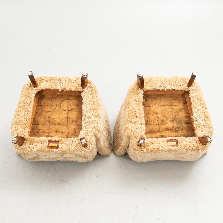 Armchairs, a pair, Asko, Finland, 1940s.