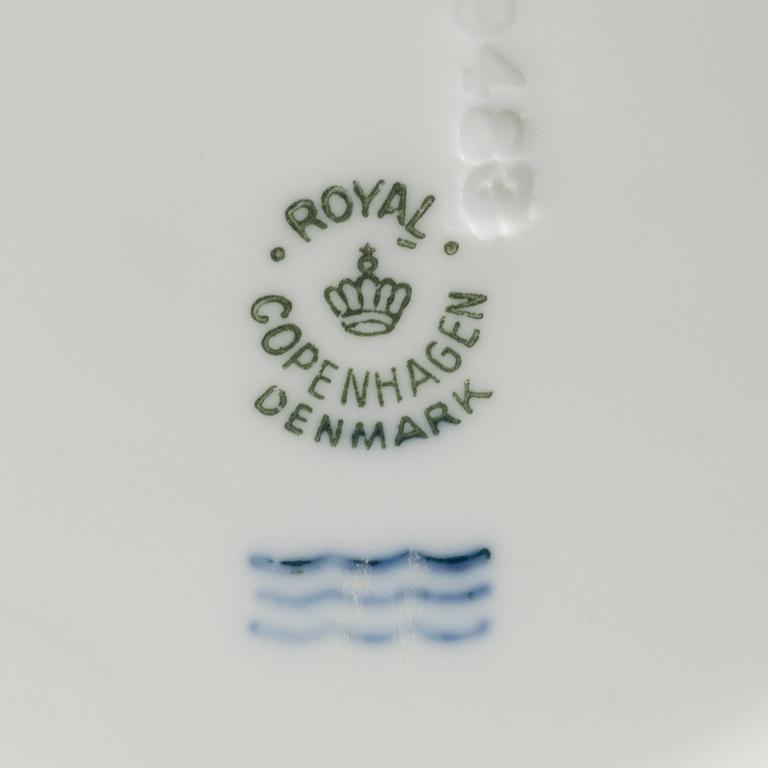 KAFFESERVIS, 27 delar Royal Copenhagen porslin 1900-talet andra hälft.