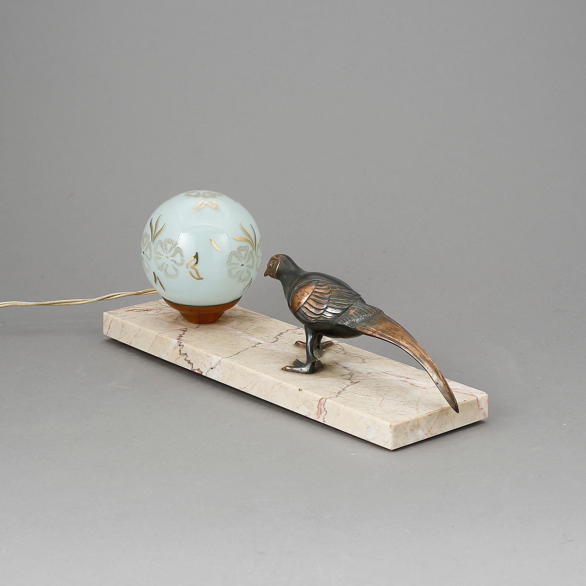 BORDSLAMPA, Art Deco, 1900-talets första hälft.