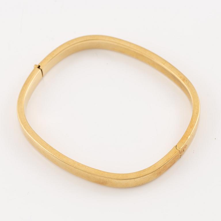 Arm ring, 18K gold, Italy.