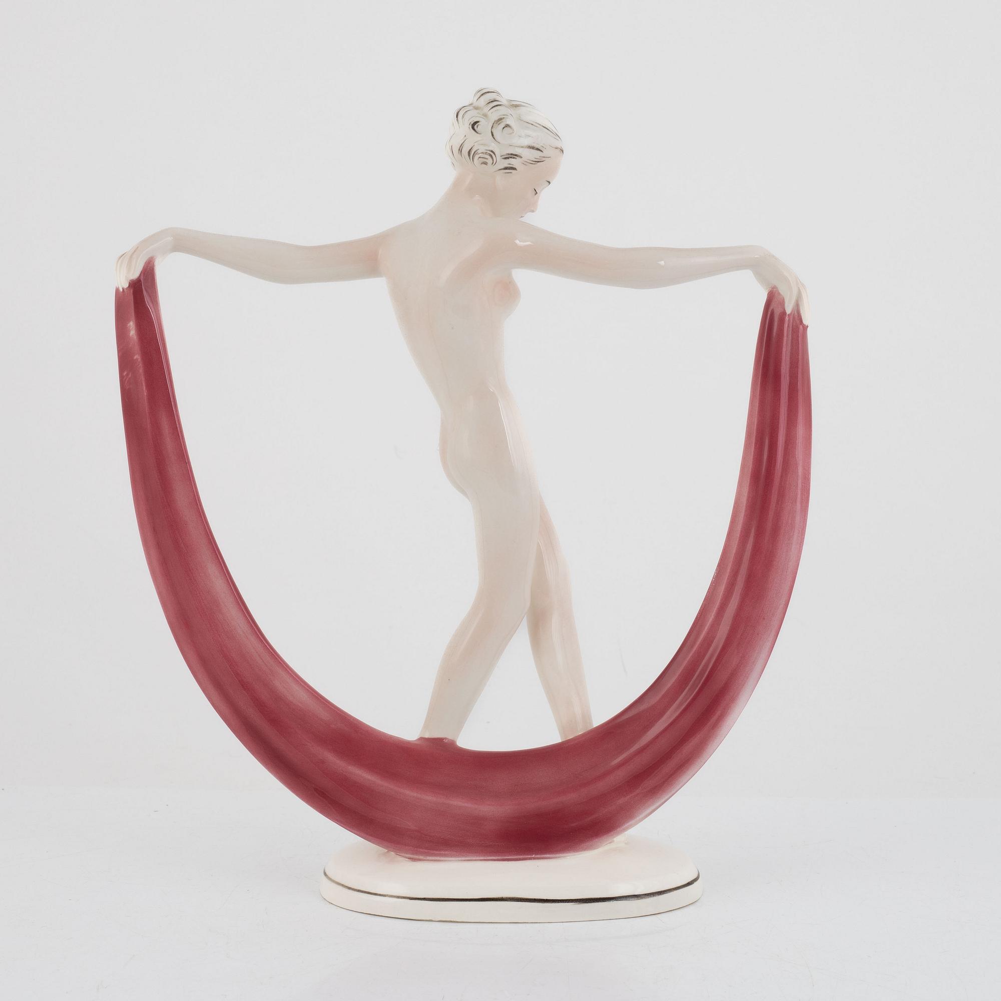 A porcelain figurine, Hertwig & Co (Katzhutte), Germany, 1930's.