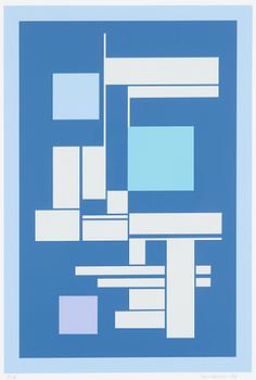 Sam Vanni, Composition in blue.