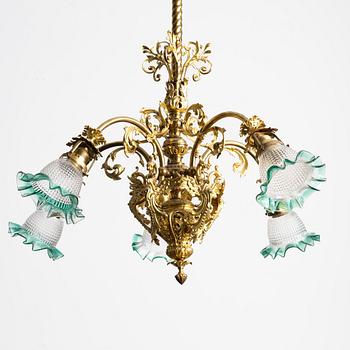 Chandelier, Neo-Rococo, first half of the 20th century.