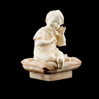 SKULPTUR, alabster, signerad G Jochini, 1900-talets första hälft.