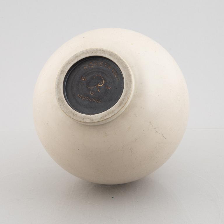 Gunnar Nylund, a stoneware vase, Rörstrand, Sweden.