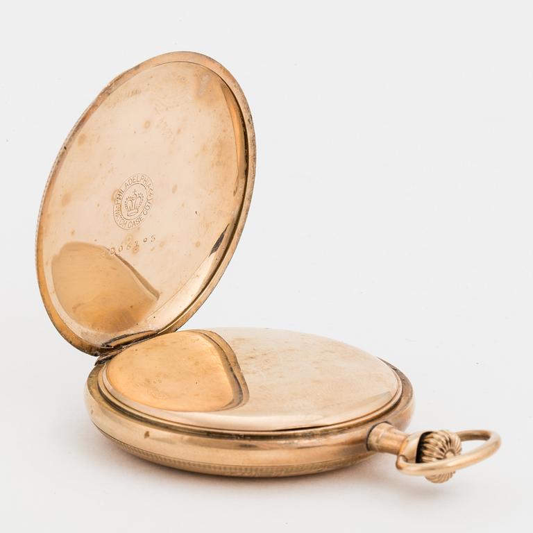 WALTHAM, pocket watch, 49 mm, hunting case,