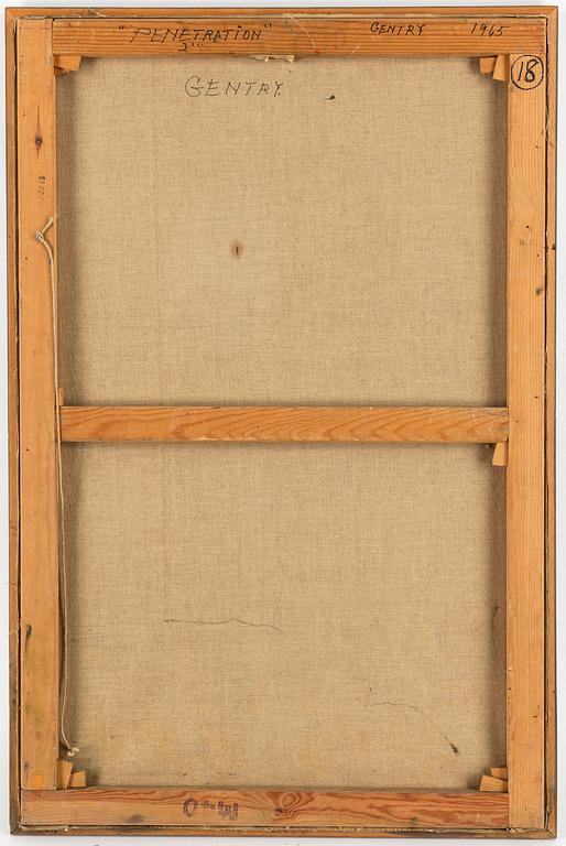 Herbert Gentry, olja på duk, signerad och daterad -65.