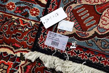 A carpet, Kashmar, ca 388 x 297 cm.