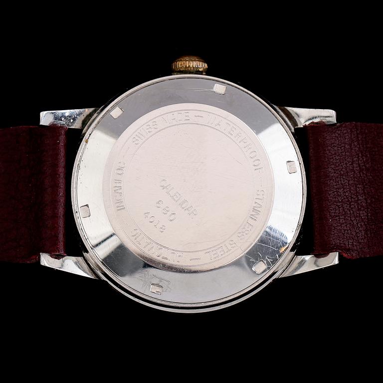 ARMBANDSUR, 2 st, Tissot och Lagonda, guld på stål, 1900-talets andra hälft.