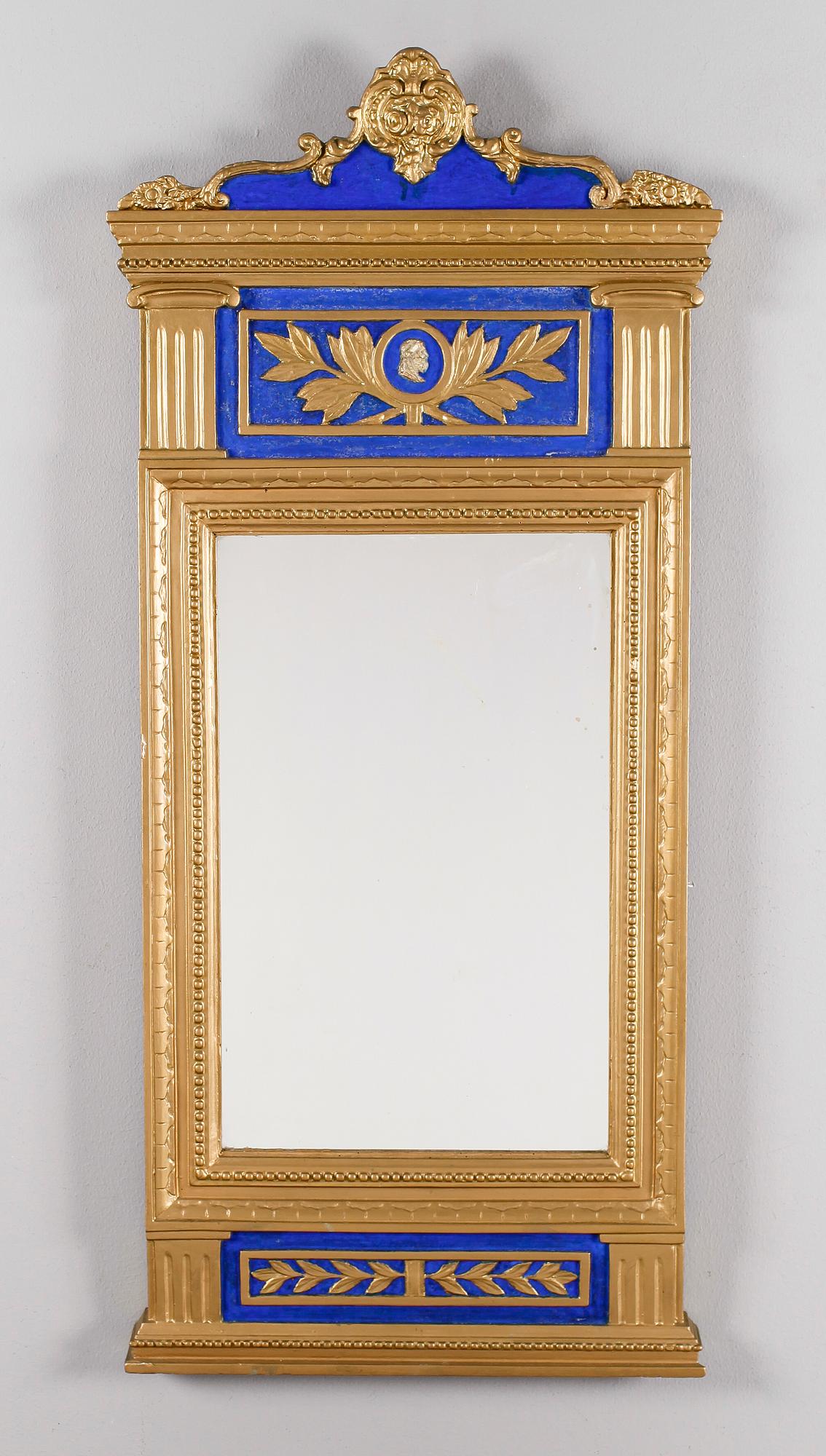 SPEGEL, sengustaviansk, NFG Niclas Falkengren, Jönköping 1750-1813, Jönköpings Hallstämpel.