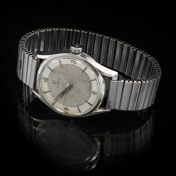 HERRARMBANDSUR, stål, Omega, 1950/1960-tal.
