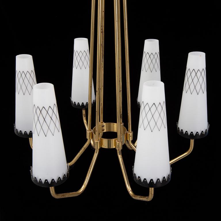 A 1950's ceiling light.