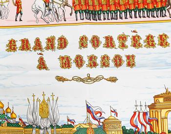 SCARF, "Grand Cortege à Moscou", Hermès.