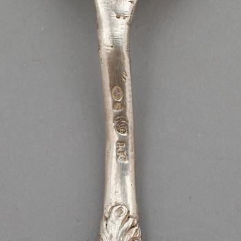 SILVER, 5 delar, olika nationaliter, 1900-talets andra hälft. Totalvikt ca 147 gram.