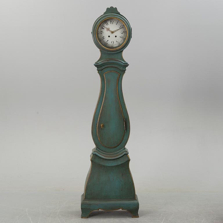 A 18th century painted longcase clock.