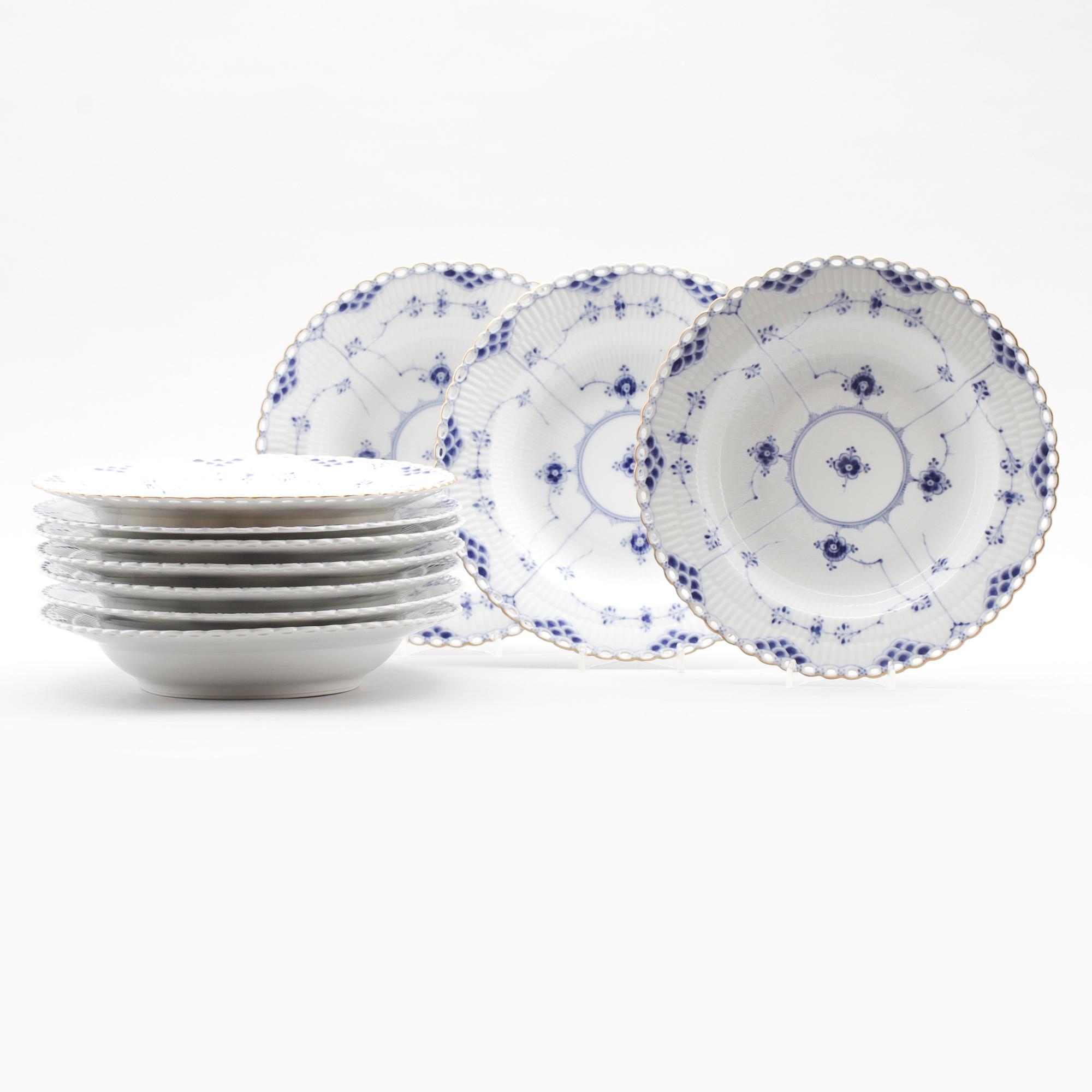 SOPPTALLRIKAR, 10 st (6+4), Royal Copenhagen.