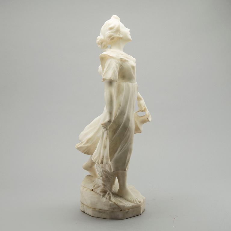 An alabaster sculpture around 1900.