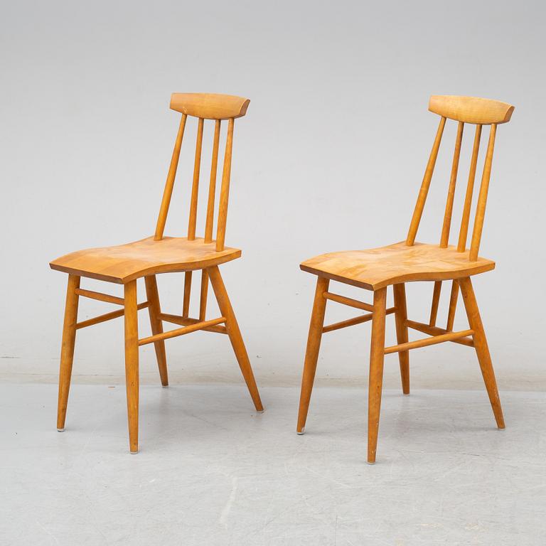 URBAN SELANDER, six 'Lilla My' birch chairs from Malmsten and Stolab.