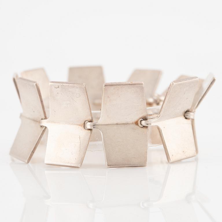 Hans Hansen, bracelet, sterling silver, Denmark.