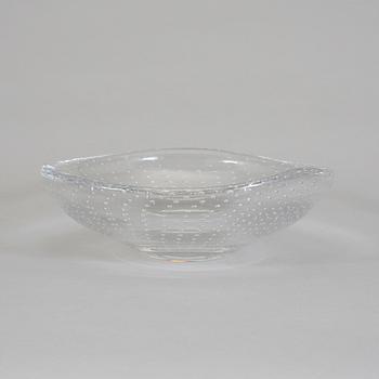 SKÅLFAT, glas, Vicke Lindstrand, Kosta.