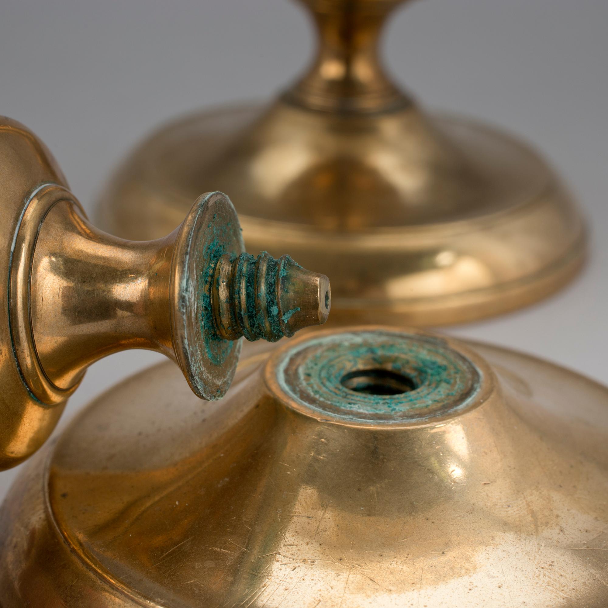 LJUSSTAKAR, ett par, 1800-talets mitt.