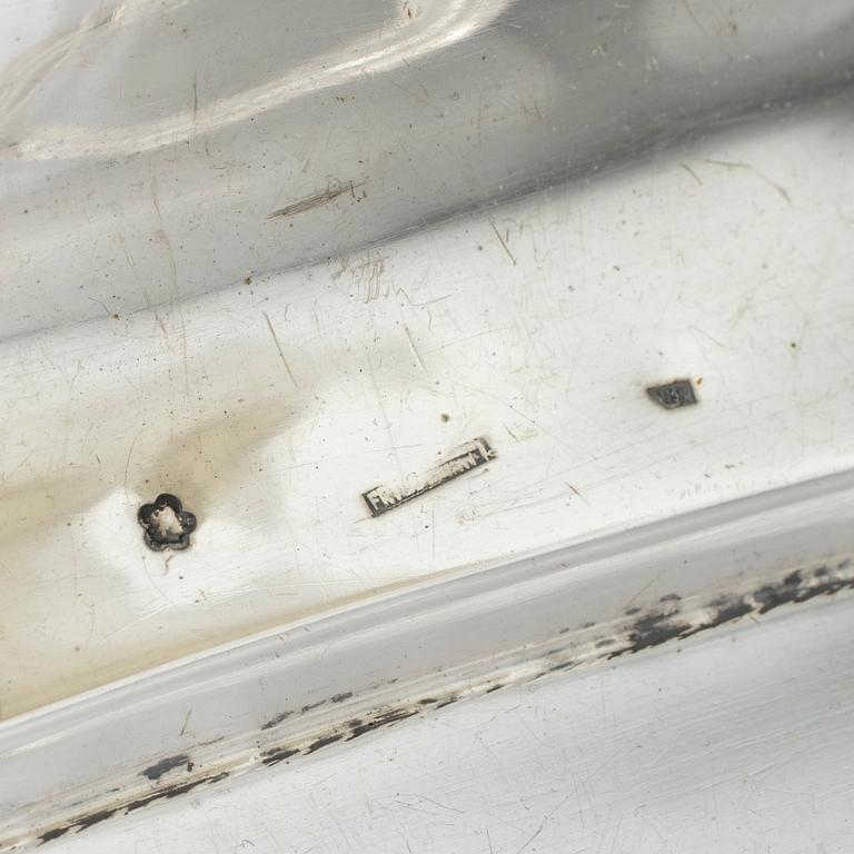 BRICKA, silver, Österrike-Ungern, 1872-1922. Vikt ca 2553 gram.