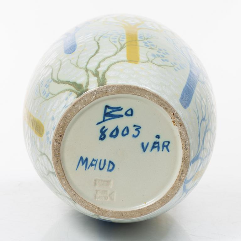Maud Fredin-Fredholm, a 'Vår' floor vase, Bo Fajans, 1946-1949.
