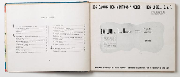 LE CORBUSIER, 'Des Canons, Des Munitions...Mercis! Des Logis S.V.P.'.