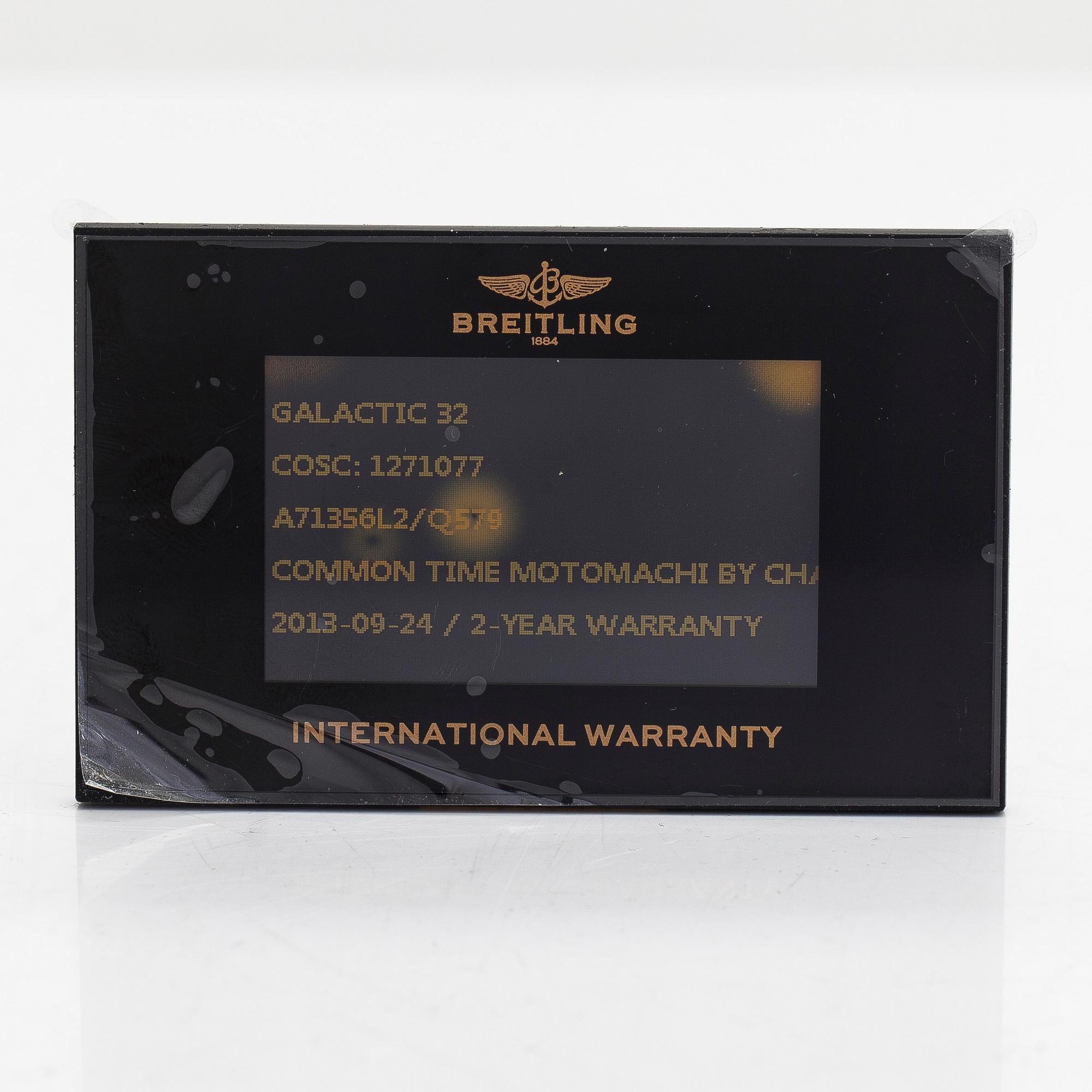 Breitling, Galactic, armbandsur, 32 mm.