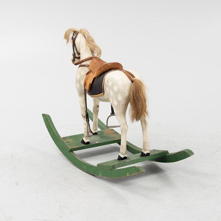 A rocking horse, early 20th Century.