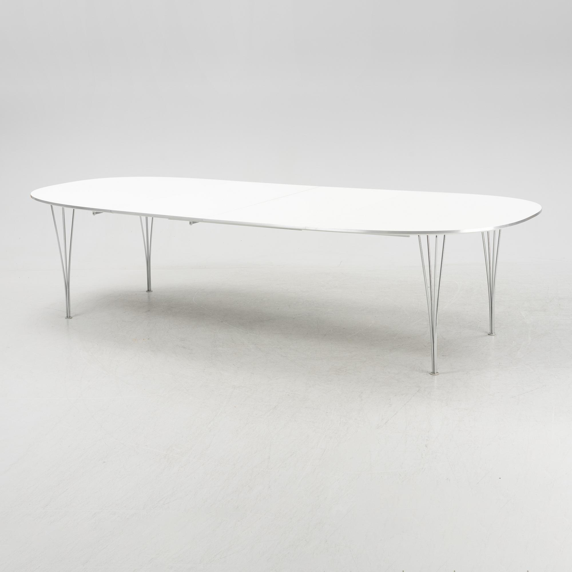 Bruno Mathsson, a 'Superellips' dining table, Fritz Hansen, Denmark, dated 2001.