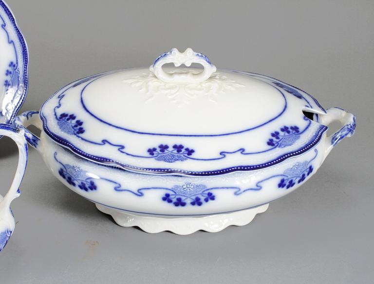 SERVISDELAR, 50 st, flintgods, "Lorne", Grindley, Staffordshire, England, 1900-talets början.