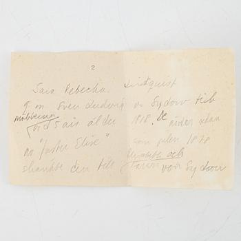Dockskåpsmöbler, papier-maché, 1800-tal.