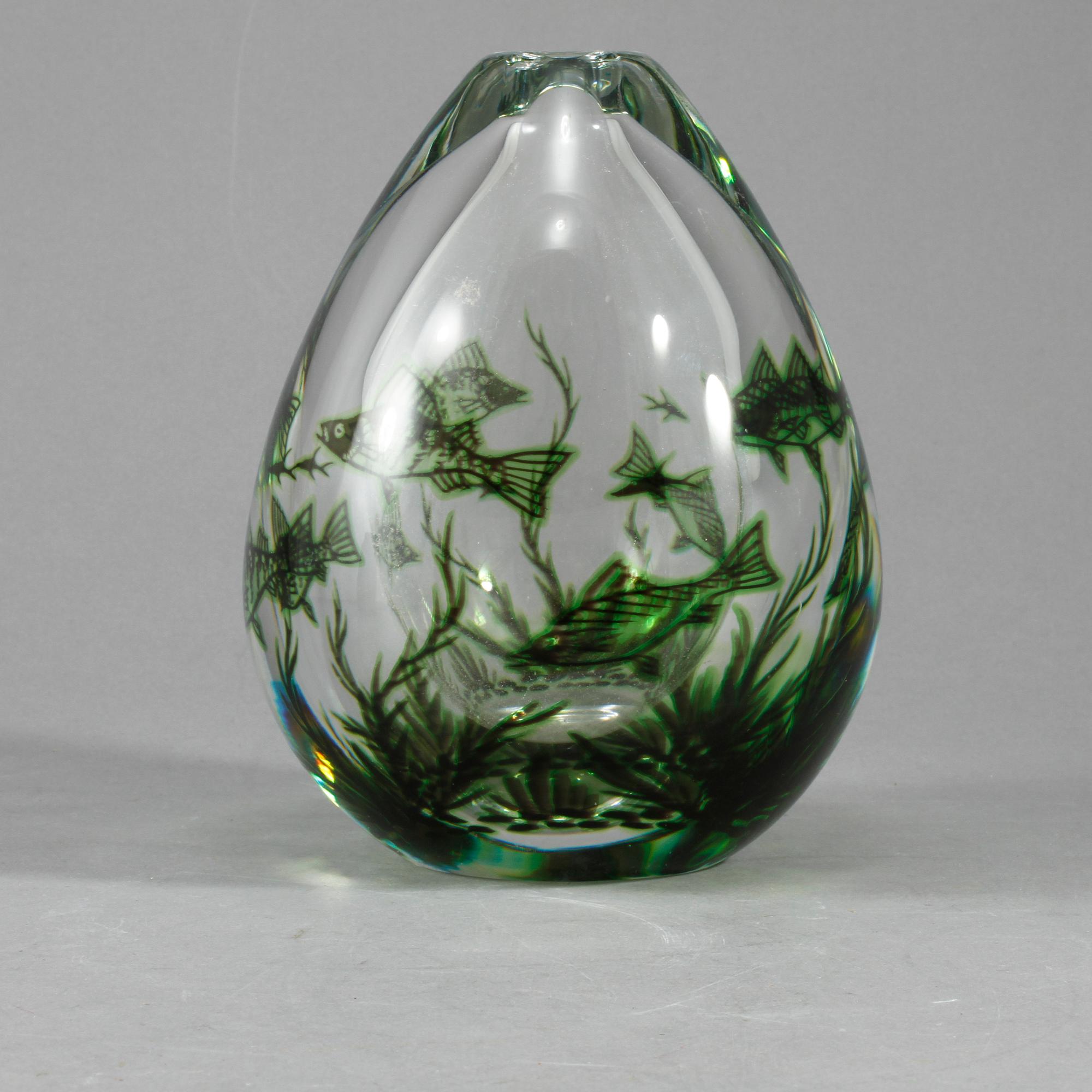 VAS, glas, "Graal", Edvard Hald Orrefors, 1900-talets andra hälft.