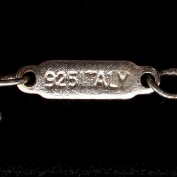 HÄNGE, Tiffany, silver, vikt 3,9 g.