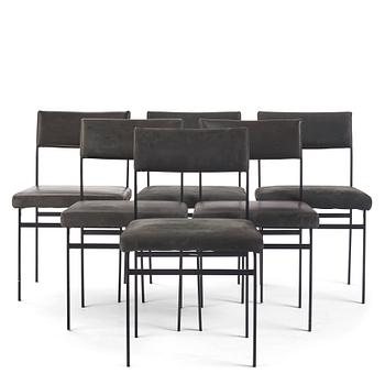 Cees Braakman, a set of six chairs model "SM07", Pastoe, Holland, 1960s-70s.