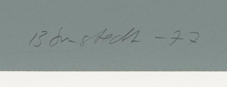 Portfolio with eleven serigraphs, signed and numbered 67/110, 1977.