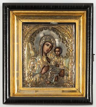 Icon, Russia, 19th Century with ochlad.