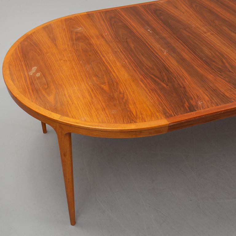 Bertil Fridhagen, "Diamant" a walnut dining table.