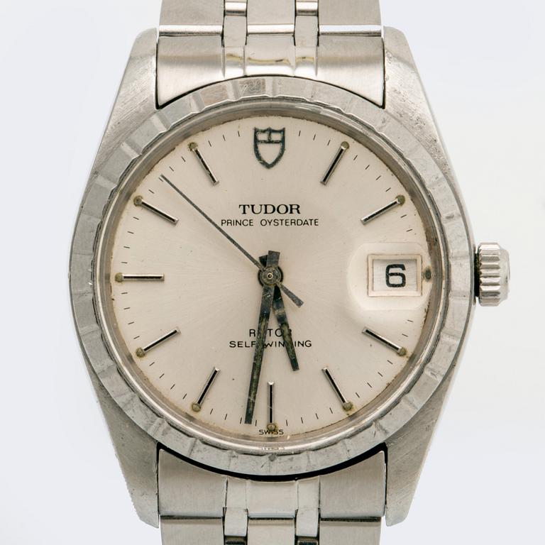 Tudor Prince OysterDate, armbandsur, 34 mm.